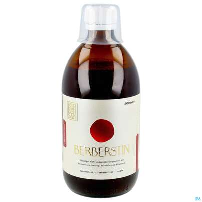 Sie sehen eine Packung Berberstin Berbersan Berberinsaft Berberin Fluessig 500ml, Produktbild: 02 Berberstin Berbersan Berberinsaft Berberin Fluessig 500ml, A-Nr.: 5972877 - 02