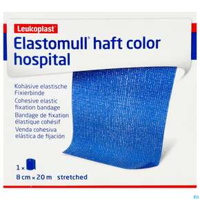 Elastische Binden Elastomull/haft/color Blau 20mx 8cm 1st, A-Nr.: 5450481 - 01