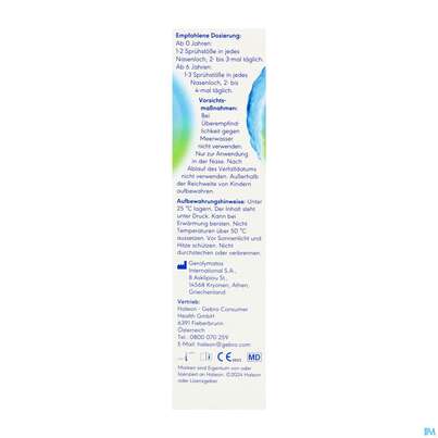 Sie sehen eine Packung Nasen Reinigung Otrivin Natural Sanft 125ml, Produktbild: 06 Nasen Reinigung Otrivin Natural Sanft 125ml, A-Nr.: 5950858 - 06