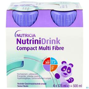 Nutrini/drink Flasche Comp Multifibre 125ml Neutral 4st, A-Nr.: 5857685 - 01