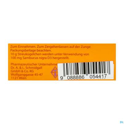 Sie sehen eine Packung Osanit Schnupfenkuegelchen 5g, Produktbild: 03 Osanit Schnupfenkuegelchen 5g, A-Nr.: 6054416 - 03