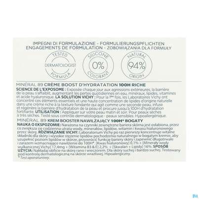 Vichy Mineral 89 Creme Mit Duftstoffe Reichhaltig 50ml, A-Nr.: 5670828 - 09
