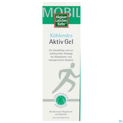 Sie sehen eine Packung Allgaeuer Latschenkiefer Kuehlendes Aktiv Gel 200ml, Produktbild: 01 Allgaeuer Latschenkiefer Kuehlendes Aktiv Gel 200ml, A-Nr.: 5969651 - 01