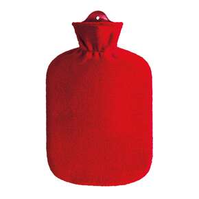 Wärmflasche Fleecebezug rot 2,0L, A-Nr.: 5398415 - 01