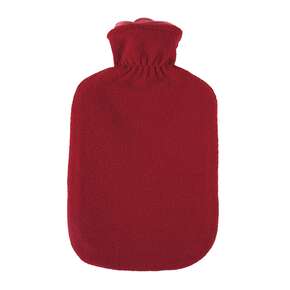 Wärmflasche Fleecebezug rubinrot 2,0L, A-Nr.: 5398467 - 01