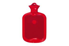 Wärmflasche einseitig mit Lamelle rot, A-Nr.: 4755149 - 01
