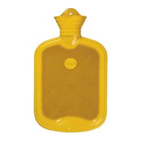 Wärmeflasche beidseitig mit Lamelle gelb, A-Nr.: 5398007 - 01