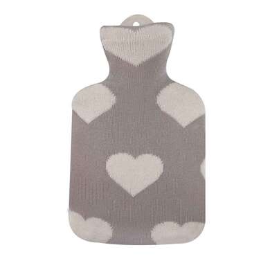 Kinder Wärmeflasche Strick Öko-Tex Herz f. Kleine, A-Nr.: 5399604 - 01