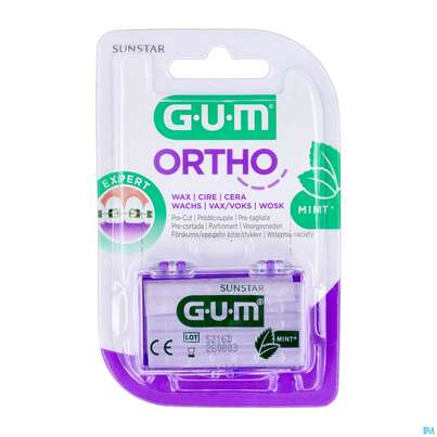 Zahnpflege Gum Orthodontisches Wachs Minzgeschmack Nr 724 1st, A-Nr.: 5632101 - 03