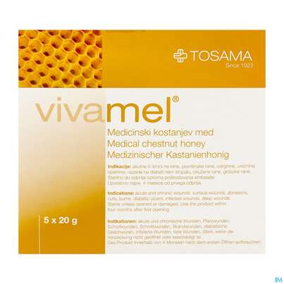 Vivamel Steriler Medizinischer Honig 20g Nr To19715 Tube 5st, A-Nr.: 4023009 - 04