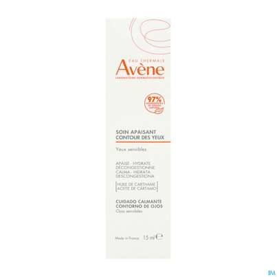 Sie sehen eine Packung Avene Basislinie Beruhigende Augencreme 15ml, Produktbild: 05 Avene Basislinie Beruhigende Augencreme 15ml, A-Nr.: 5961394 - 05
