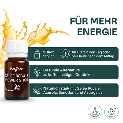 Sie sehen eine Packung Gelée Royale Power Shot, Produktbild: 04 Gelée Royale Power Shot, A-Nr.: 5997914 - 04