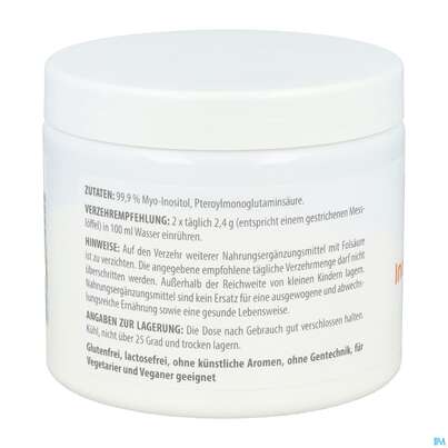 Inositol Pulver +folsaeure Vegan -vita World 200g, A-Nr.: 4843965 - 04
