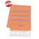 Sie sehen eine Packung LeStoff Hamamtuch Orange-Sky Blue, Produktbild: 02 LeStoff Hamamtuch Orange-Sky Blue, A-Nr.: 5839753 - 02