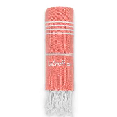 Sie sehen eine Packung LeStoff Hamamtuch Coral, Produktbild: 01 LeStoff Hamamtuch Coral, A-Nr.: 5839670 - 01
