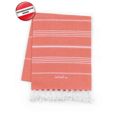 Sie sehen eine Packung LeStoff Hamamtuch Coral, Produktbild: 02 LeStoff Hamamtuch Coral, A-Nr.: 5839670 - 02