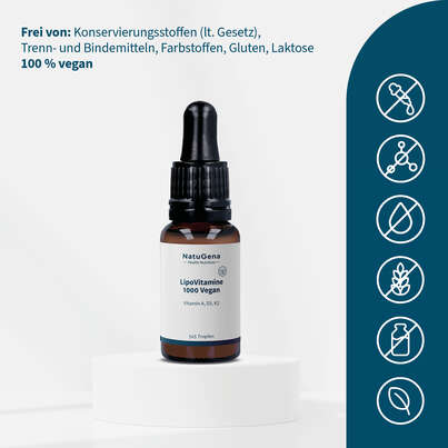 NatuGena LipoVitamine 1000 Vegan Tropfen, A-Nr.: 5901297 - 03