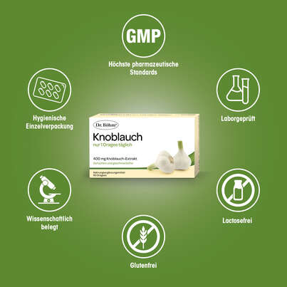 Dr. Böhm Knoblauch nur 1 Dragee täglich, A-Nr.: 2552442 - 04