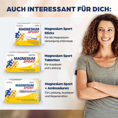 Sie sehen eine Packung Dr. Böhm Magnesium Sport Brausetabletten, Produktbild: 07 Dr. Böhm Magnesium Sport Brausetabletten, A-Nr.: 2745709 - 07