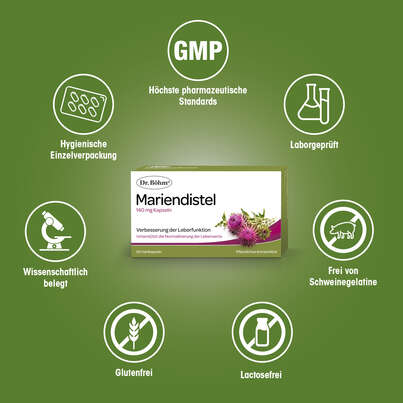 Sie sehen eine Packung Dr. Böhm Mariendistel, Produktbild: 04 Dr. Böhm Mariendistel, A-Nr.: 3922378 - 04