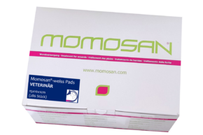 MOMOSAN-weiss Pads VETERINÄR 15x10x1cm, 286 Stück, A-Nr.: 5956068 - 01