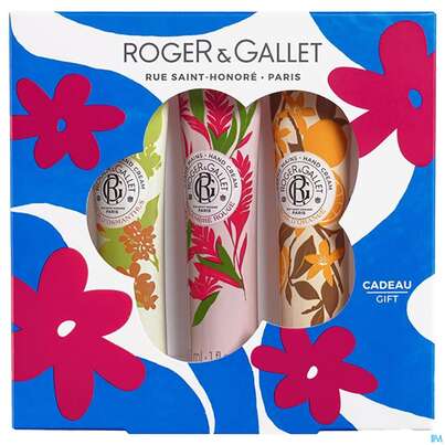 Roger &amp; Gallet Hand Creme Trio Energizing Gingembre Rouge +bois D'orange+fleur Osmantu 1st, A-Nr.: 5954023 - 04
