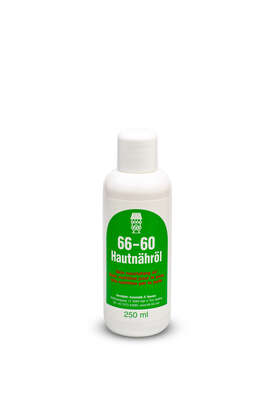 Sie sehen eine Packung 66-60 Hautnähröl 250ml, Produktbild: 01 66-60 Hautnähröl 250ml, A-Nr.: 2806670 - 01