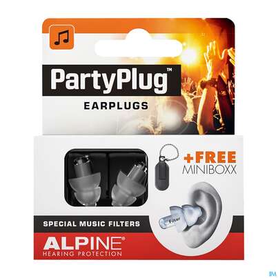 Ohrenschutz Alpine Hearing Protection Partyplug 2st, A-Nr.: 3796287 - 02