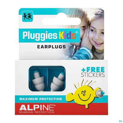Sie sehen eine Packung Ohrenschutz Alpine Hearing Protection Pluggies 2st, Produktbild: 02 Ohrenschutz Alpine Hearing Protection Pluggies 2st, A-Nr.: 3815079 - 02