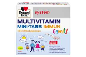 Doppelherz system MULTIVITAMIN MINI-TABS family - Mit Multifruchtgeschmack, A-Nr.: 6001934 - 01
