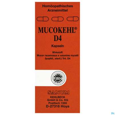 Mucokehl Kapseln D4 20st, A-Nr.: 1769642 - 02