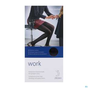 Stuetzstruempfe Belsana/work Ad Knie Gr M Teint 2st, A-Nr.: 5225494 - 01