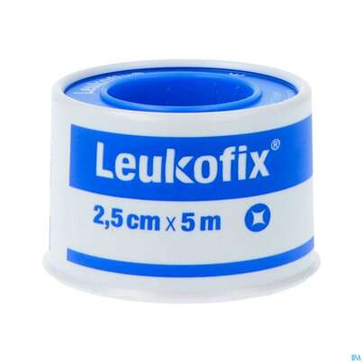 Sie sehen eine Packung Wundpflaster Leukofix Rollenpflaster 5mx 2,5cm 0212200 1st, Produktbild: 02 Wundpflaster Leukofix Rollenpflaster 5mx 2,5cm 0212200 1st, A-Nr.: 0451375 - 02