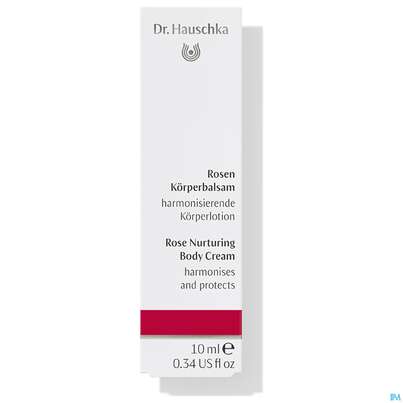Sie sehen eine Packung Dr. Hauschka Rosen Körperbalsam 10ml, Produktbild: 02 Dr. Hauschka Rosen Körperbalsam 10ml, A-Nr.: 2051875 - 02