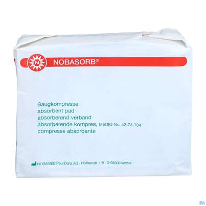 Nobasorb Wundkompresse/unsteril 10x20cm 25st, A-Nr.: 5478226 - 02