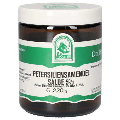 PETERSILIENSAMENÖL SALBE 5% 220 G, A-Nr.: 5358025 - 01