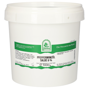 PFEFFERMINZÖL SALBE 6% 1000 G, A-Nr.: 5304147 - 01