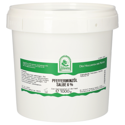 PFEFFERMINZÖL SALBE 6% 1000 G, A-Nr.: 5304147 - 01