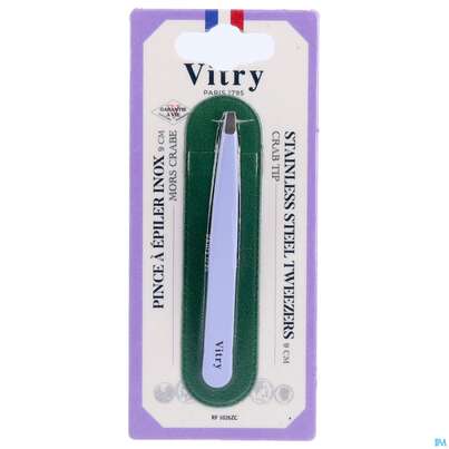 Vitry Abgewinkelte Und Farbige Zupfpinzette Weiss 1pc, A-Nr.: 4627612 - 04