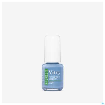 Sie sehen eine Packung Vitry Be Nagellack 118 Azur Vgree 6ml, Produktbild: 03 Vitry Be Nagellack 118 Azur Vgree 6ml, A-Nr.: 5455662 - 03