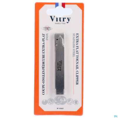 Vitry Fußnagelknipser Extra Flach, Rostfrei 1pc, A-Nr.: 4633357 - 02
