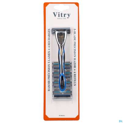 Vitry Nachfüllklingen Für 5 Klingen Rasierer (x4) 4pcs, A-Nr.: 5609958 - 03