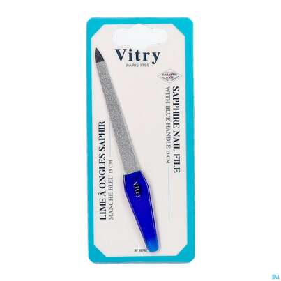 Sie sehen eine Packung Vitry Nagelfeile Saphir 13cm 1pc, Produktbild: 02 Vitry Nagelfeile Saphir 13cm 1pc, A-Nr.: 4633469 - 02