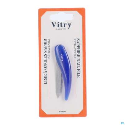 Sie sehen eine Packung Vitry Saphir-nagelfeile Einklappbar 1pc, Produktbild: 01 Vitry Saphir-nagelfeile Einklappbar 1pc, A-Nr.: 4633392 - 01
