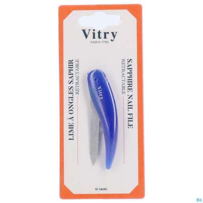 Sie sehen eine Packung Vitry Saphir-nagelfeile Einklappbar 1pc, Produktbild: 02 Vitry Saphir-nagelfeile Einklappbar 1pc, A-Nr.: 4633392 - 02
