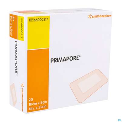 Wundverband Primapore Steril 8x 10cm 20st, A-Nr.: 2213562 - 03