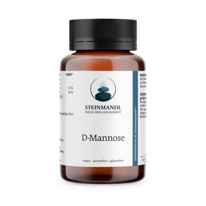 Sie sehen eine Packung STEINMANDL D-MANNOSE 54G, Produktbild: 01 STEINMANDL D-MANNOSE 54G, A-Nr.: 5961827 - 01