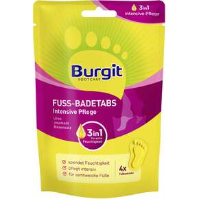 Burgit Fußbadetabs Intens. Pflege 4x20g, A-Nr.: 6118205 - 01
