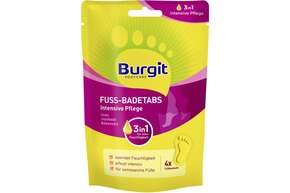 Burgit Fußbadetabs Intens. Pflege 4x20g, A-Nr.: 6118205 - 01
