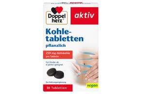 Doppelherz Kohletabletten pflanzlich, A-Nr.: 5937740 - 01